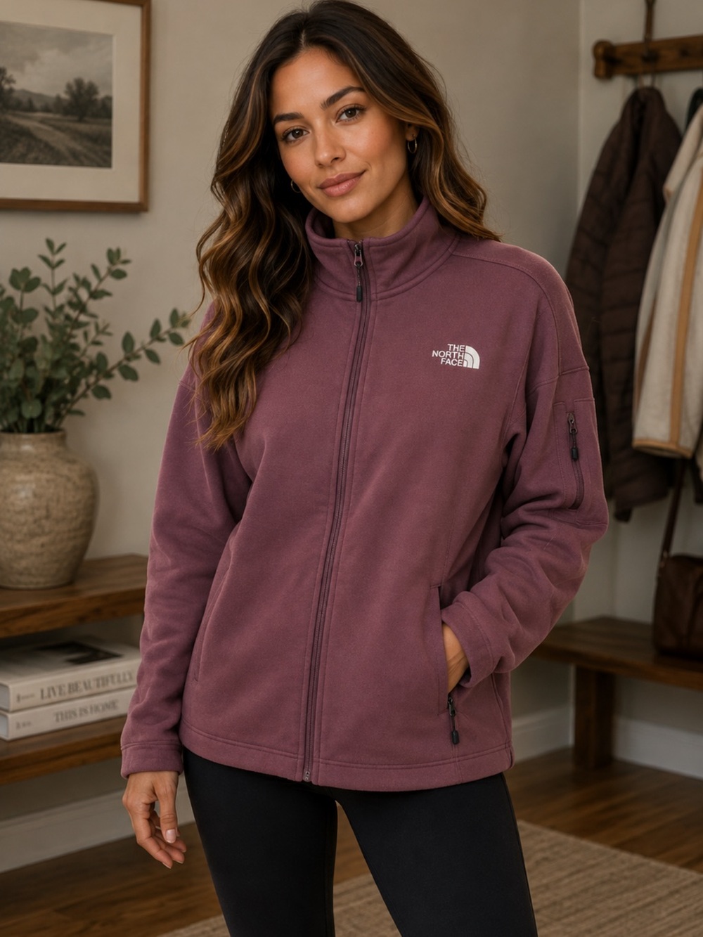 North Face Women's Utility Fleece Jacket - New size XL